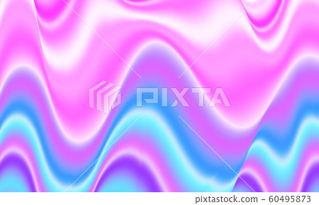 Fluid flow. Wave background. Liquid design. Vector 60495873