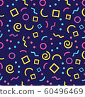 Colorful geometric vector seamless pattern with 60496469