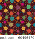 Colorful geometric vector seamless pattern with 60496470