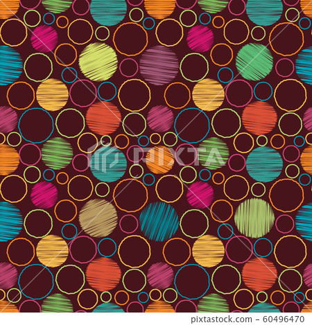 Colorful geometric vector seamless pattern with Colorful geometric vector seamless pattern with 60496470