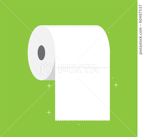 toilet paper with sparkle. Isolated Vector toilet paper with sparkle. Isolated Vector 60497537