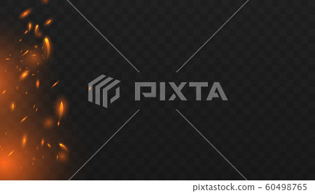 Red Fire sparks vector - Stock Illustration [60498765] - PIXTA