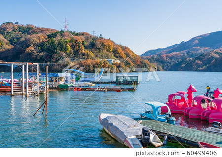 Kanagawa Prefecture Sagami Lake Sightseeing Boat Autumn Kanagawa Prefecture Sagami Lake Sightseeing Boat Autumn 60499406
