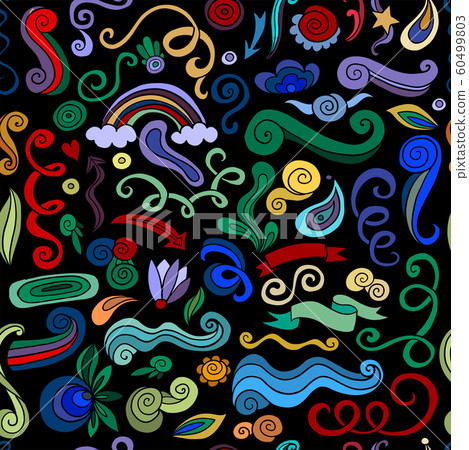 Swirl background, seamless pattern for your design - Stock Illustration ...