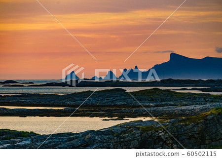 Seascape on Andoya island Norway 60502115