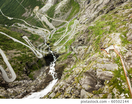 Trollstigen mountain road in Norway Trollstigen mountain road in Norway 60502144