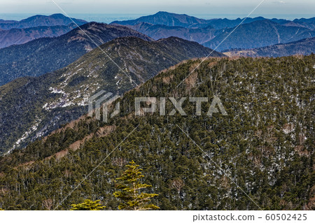 Mountains of Oku-Chichibu and Okutama seen from Kobu Nobutake, Kanto Plain Mountains of Oku-Chichibu and Okutama seen from Kobu Nobutake, Kanto Plain 60502425