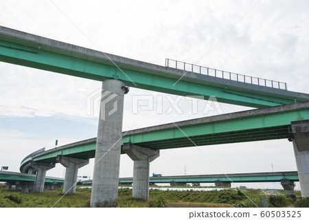 Junction Expressway Viaduct Pier Pier Civil Engineering 60503525