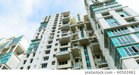 Low angle view of Modern skyscrapers Buildings in City Low angle view of Modern skyscrapers Buildings in City 60503961