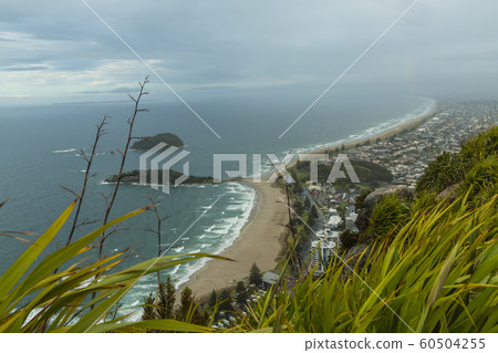 新西蘭鎮Langa芒格努伊山Maauao山從腳下看 60504255