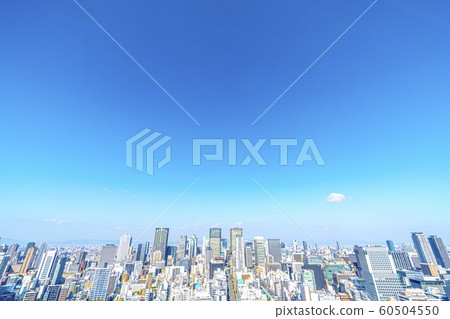 Osaka cityscape towards Higobashi 60504550