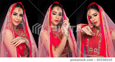 Indian beauty face big eyes with perfect wedding 60506020