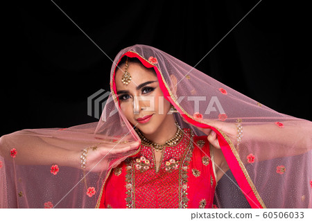 Indian beauty face big eyes with perfect wedding Indian beauty face big eyes with perfect wedding 60506033