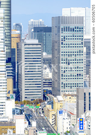 Osaka cityscape Higobashi, Umeda Osaka cityscape Higobashi, Umeda 60506705