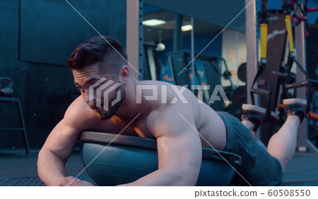 Exercises for balance and strength in gym 60508550