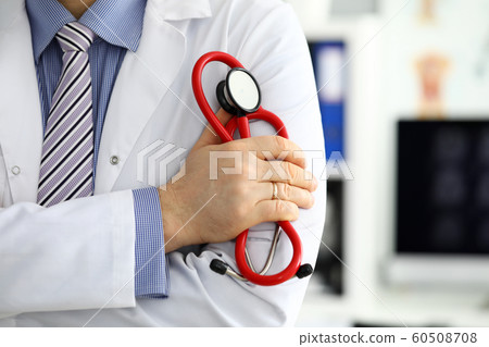 Physician is waiting for patient to examine 60508708