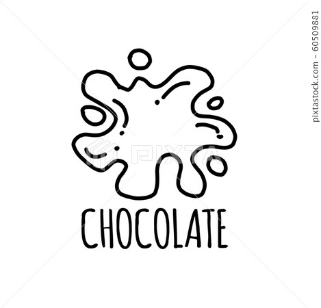 Chocolate, art sign for your design Chocolate, art sign for your design 60509881
