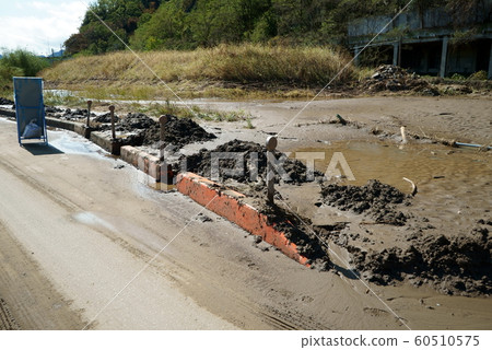 2019 Typhoon No. 19 Chikuma River Flood Damage 60510575