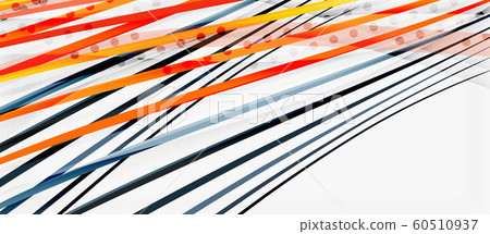 Trendy color stripes lines wave, great design for any purposes. Vector line pattern. Vector geometric background Trendy color stripes lines wave, great design for any purposes. Vector line pattern. Vector geometric background 60510937