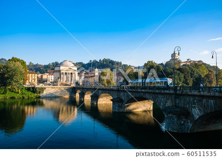 Turin Po River and Gran Madre di Dio Church in the evening Turin Po River and Gran Madre di Dio Church in the evening 60511535
