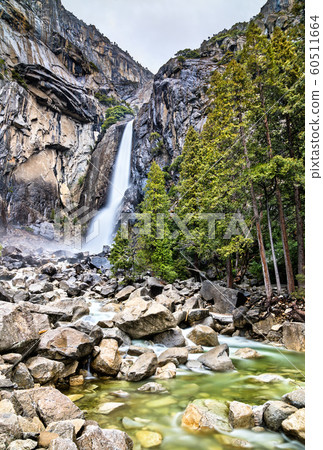 Lower Yosemite Fall in Yosemite National Park, California 60511664