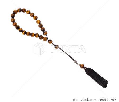 greek worry beads (kompoloi) isolated on white 60511767