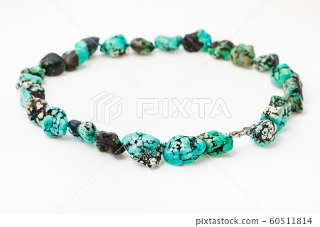 string of beads from natural tumbled dyed howlite string of beads from natural tumbled dyed howlite 60511814