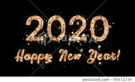 4k Christmas composition with congratulations 2020 and new year. The numbers come from the magic 4k Christmas composition with congratulations 2020 and new year. The numbers come from the magic 60512239