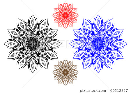 Flower Mandala, Vintage decorative elements, 60512837