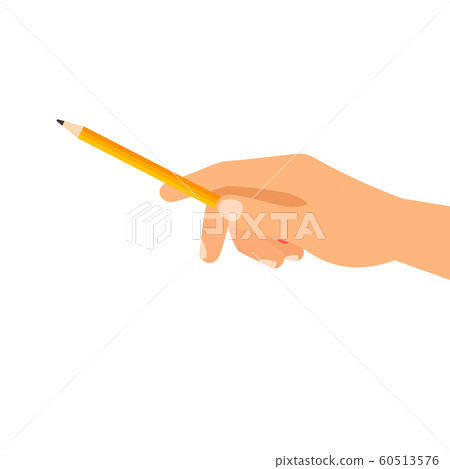 Hand with building pencil Hand with building pencil 60513576