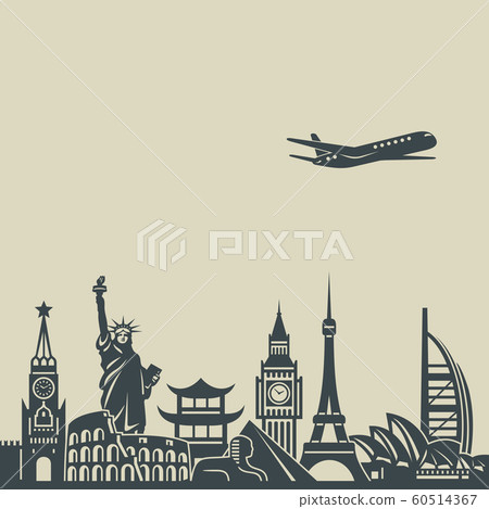 Traveling across the world 60514367