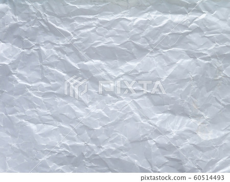 White wax crumpled paper 60514493