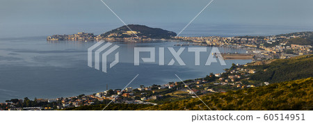 Tyrrhenian Sea. View of Gaeta, Italy. 60514951