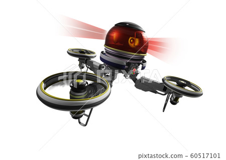 Police drone (transparent material version) 60517101