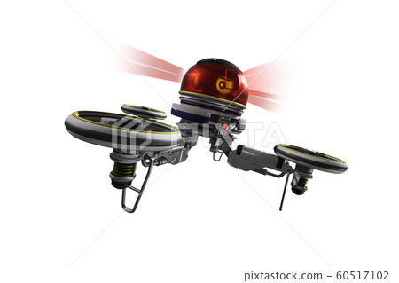 Police drone (transparent material version) 60517102
