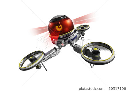Police drone (transparent material version) Police drone (transparent material version) 60517106