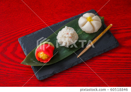 Japanese confectionery Nerikiri Japanese confectionery Nerikiri 60518846