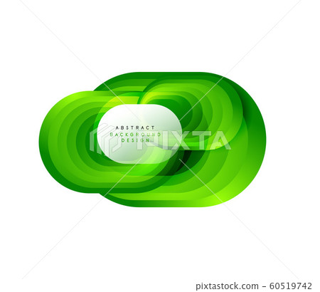 Vector abstract geometric bubble banner created with round shapes. Trendy simple button. Illustration For Wallpaper, Banner, Background, Card, Book Illustration, landing page 60519742