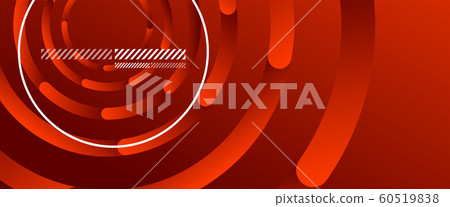 Abstract Background Geometric Circles And Stock Illustration