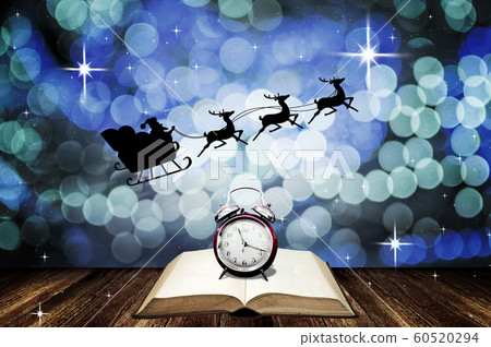 Time for Santa Claus story in Christmas night Time for Santa Claus story in Christmas night 60520294