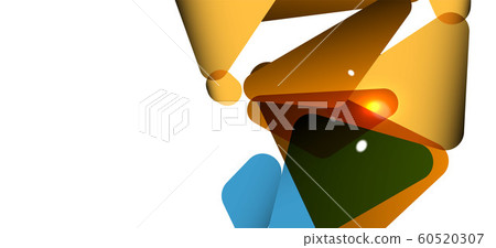 Vintage abstract template with triangle mosaic composition vecton white background. Simple design background. Modern flat design. Beautiful vector pattern. Vintage abstract template with triangle mosaic composition vecton white background. Simple design background. Modern flat design. Beautiful vector pattern. 60520307