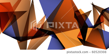 Triangle geometric background in trendy style on light background. Retro vector illustration. Colorful bright. Trendy modern style. Vector business illustration. Triangle geometric background in trendy style on light background. Retro vector illustration. Colorful bright. Trendy modern style. Vector business illustration. 60520308
