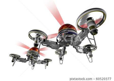 警用無人機（以前的航班：透明材料版本） 60520377
