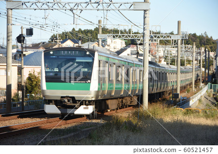 JR East E233 series 7000 series running on Sotetsu Main Line (Mitsu Sakai-Seya) 60521457