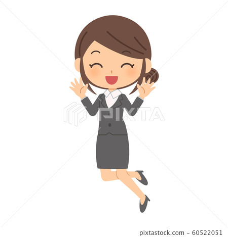 New employee female jump New employee female jump 60522051
