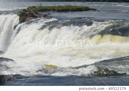 Iguazu Falls just upstream 60522179