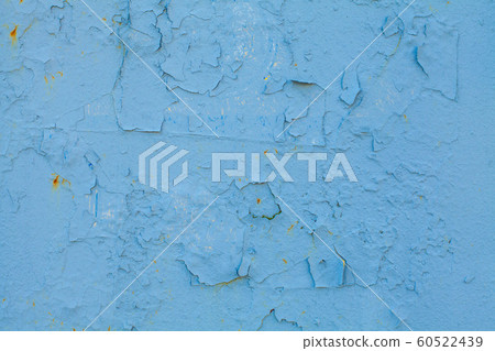 Old blue and cian textures wall background. 60522439