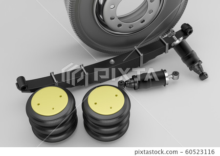 Many new auto parts for commercial transport truck. 60523116
