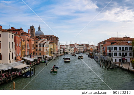 Venice Grand Canal and cityscape from Scalzi Bridge Venice Grand Canal and cityscape from Scalzi Bridge 60523213