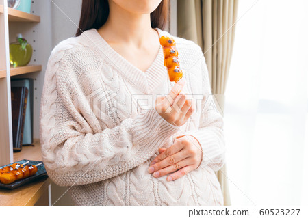 孕婦吃餃子Mitarashi餃子 60523227